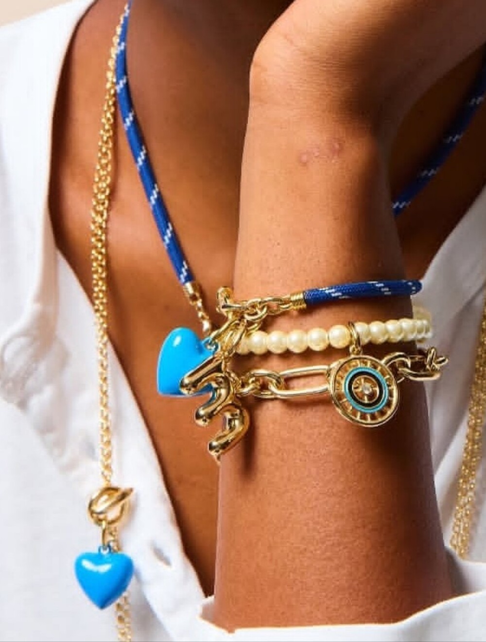 Roxanne Assoulin The Happy Cord Charm Necklace - Picture 2 of 4